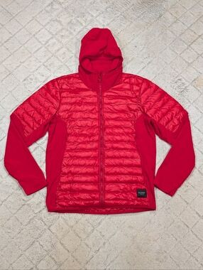 Beyond Clothing Jacket Mens L Red Dasche Quilted Puffer Insulated Climb Hike